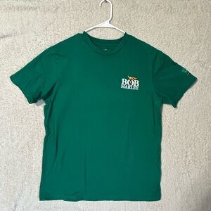 Bob Marley Shirt Green SP Shoe Palace Men’s Large Music Casual Band